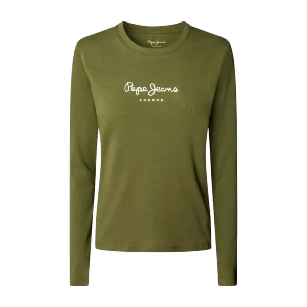 Pepe Jeans - Γυναικεία Μπλούζα Long Sleeve New Virginia Ssn PL505203-765 Πράσινο PL505203-765