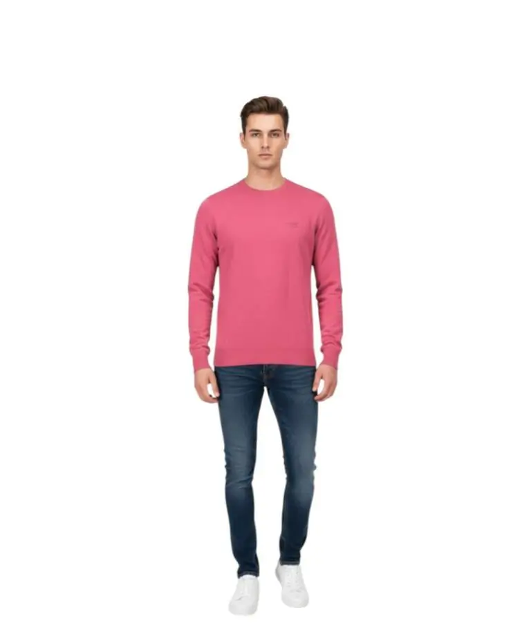 Cavalli Class - Ανδρικό Πουλόβερ Crewneck TXM60AMAC01-02002 Κόκκινο