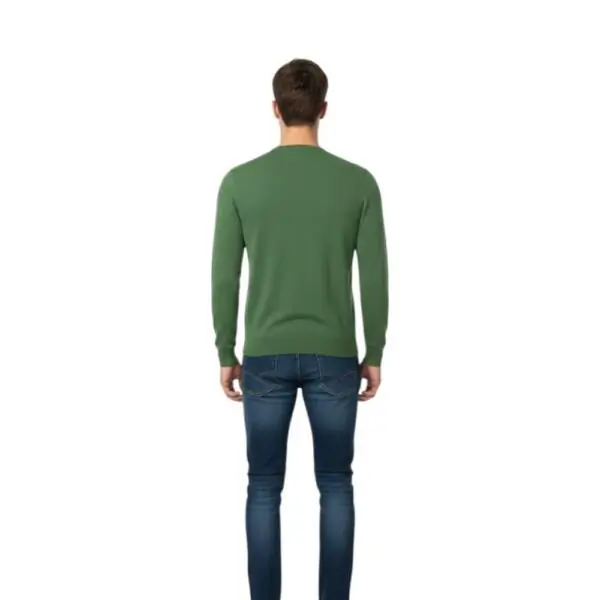Cavalli Class - Ανδρικό Πουλόβερ Crewneck TXM60AMAC01-04000 Πράσινο TXM60AMAC01-04000