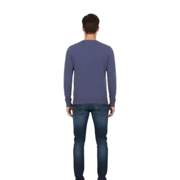 Cavalli Class - Ανδρικό Πουλόβερ Crewneck TXM60AMAC01-04926 Μπλε TXM60AMAC01-04926
