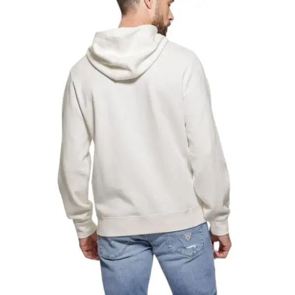 Guess - Ανδρικό Φούτερ Με Κουκούλα Smallogo M4BQ45K9YH1-G018 Λευκό M4BQ45K9YH1-G018