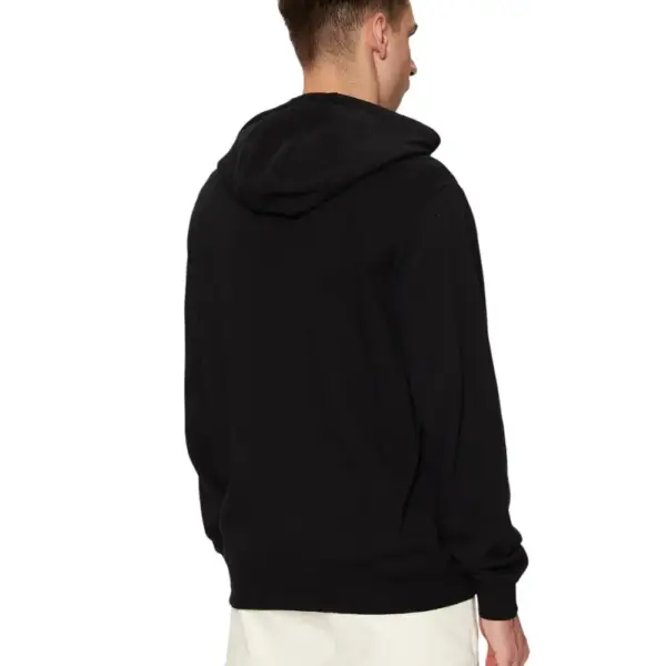 Guess - Ανδρικό Φούτερ Με Κουκούλα Smallogo M4BQ45K9YH1-JBLK Μαύρο M4BQ45K9YH1-JBLK