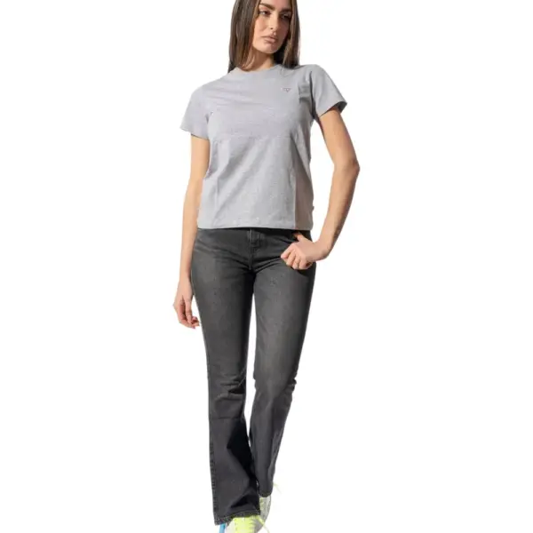 Guess - Γυναικείο T-Shirt Regular Fit W4YI10J1314-H90Z Γκρι W4YI10J1314-H90Z