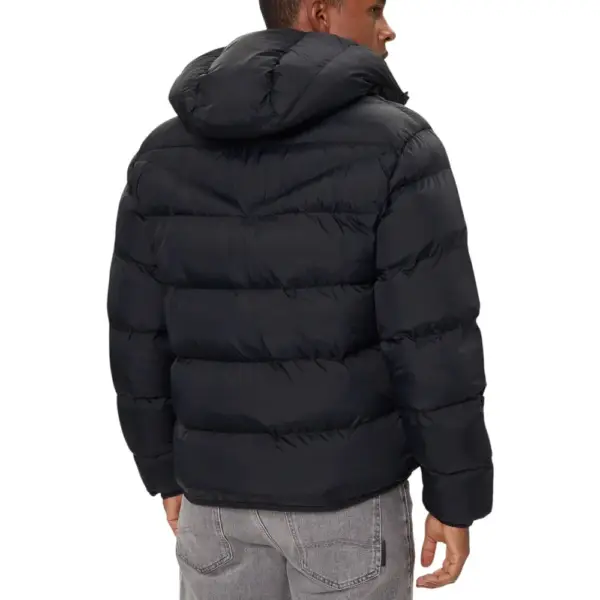 Napapijri - Ανδρικό Μπουφάν Χειμωνιάτικο A-Molveno Regular Fit NP0A88V2-941 Μαύρο NP0A88V2941
