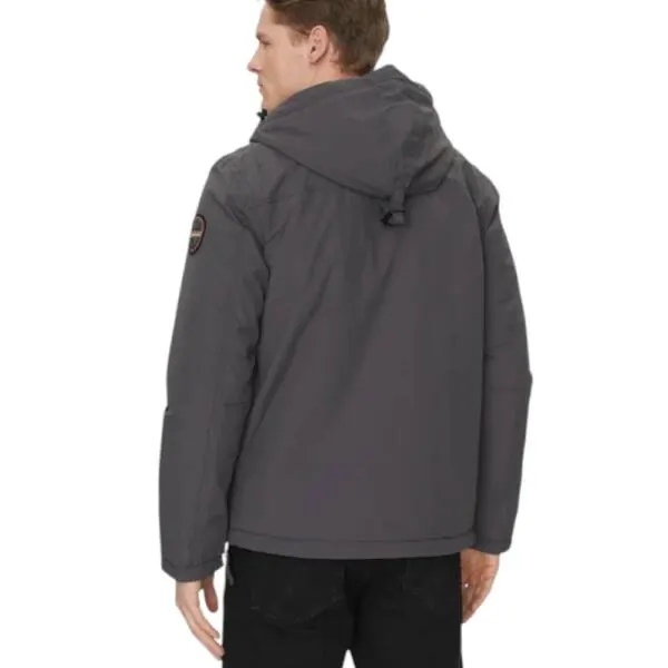 Napapijri - Ανδρικό Μπουφάν Χειμωνιάτικο Anorak Rainforest Pocket 2 Regular Fit NP0A4GMD-H98 Γκρι NP0A4GMDH98