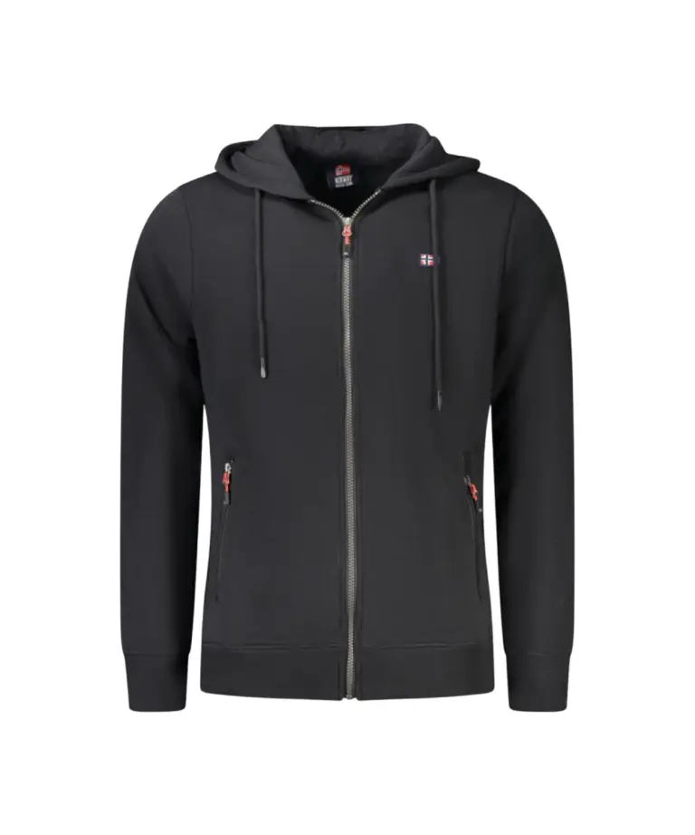 Norway Nautical School - Ανδρική Ζακέτα Φούτερ 849442-BLACK Μαύρο