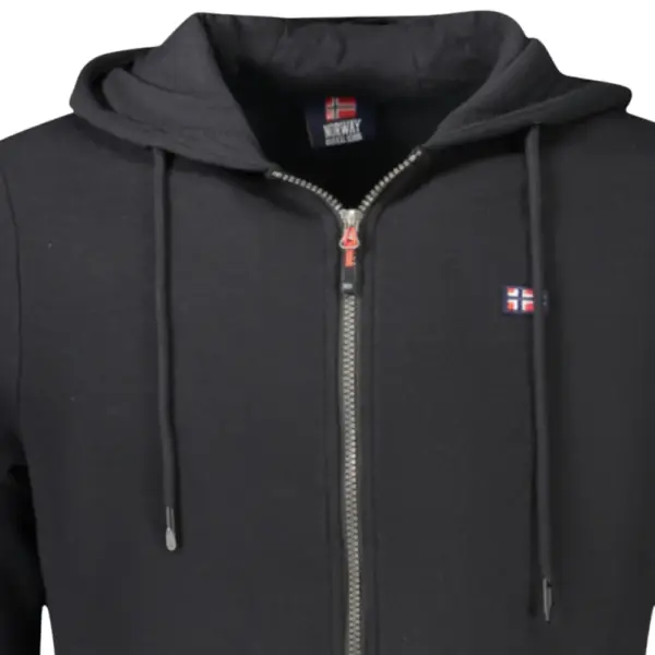 Norway Nautical School - Ανδρική Ζακέτα Φούτερ 849442-BLACK Μαύρο 849442-BLACK