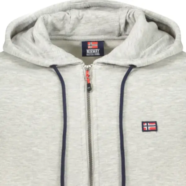 Norway Nautical School - Ανδρική Ζακέτα Φούτερ 849442-GREYME Γκρι 849442-GREYME