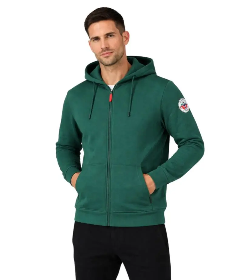 Norway Nautical School - Ανδρική Ζακέτα Φούτερ 859467-ALPINE Πράσινο