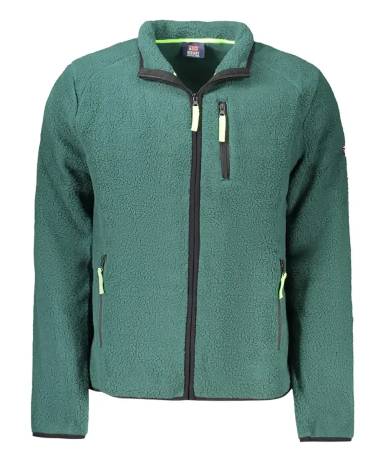 Norway Nautical School - Ανδρική Ζακέτα Φούτερ Fleece 839506-ALPINE Πράσινο