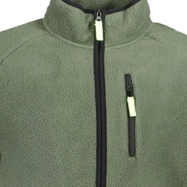 Norway Nautical School - Ανδρική Ζακέτα Φούτερ Fleece 839506-ARMY Χακί 839506-ARMY
