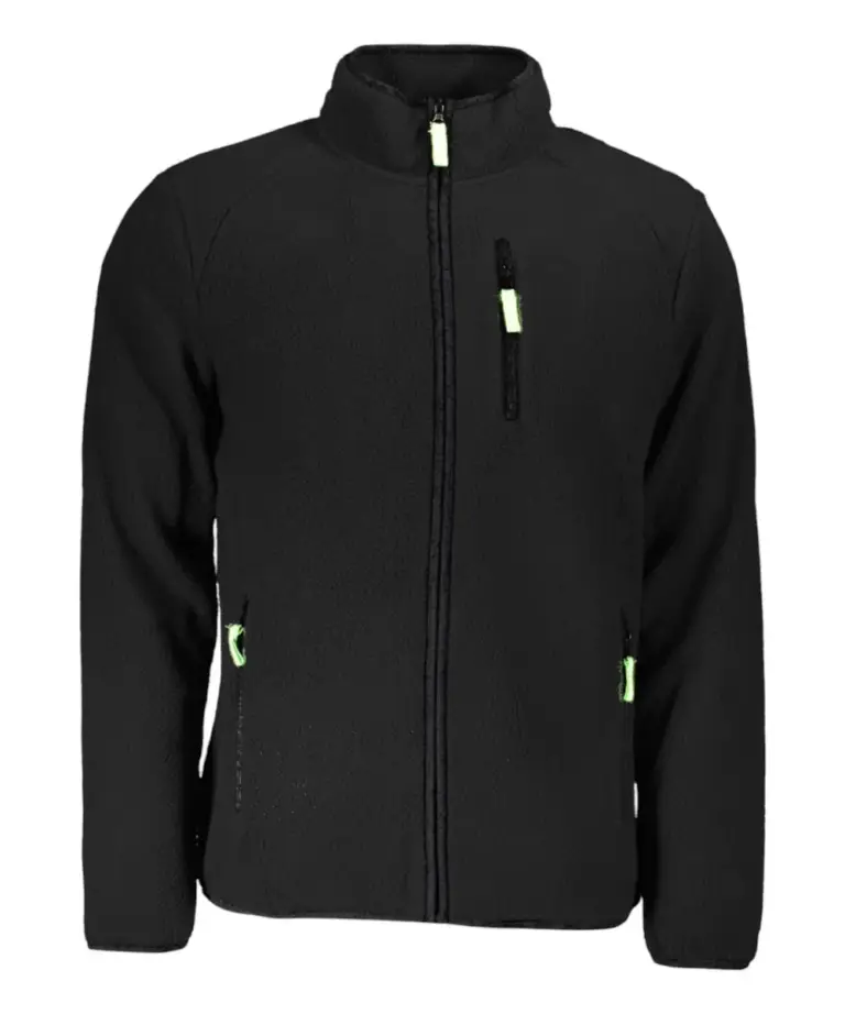 Norway Nautical School - Ανδρική Ζακέτα Φούτερ Fleece 839506-BLACK Μαύρο