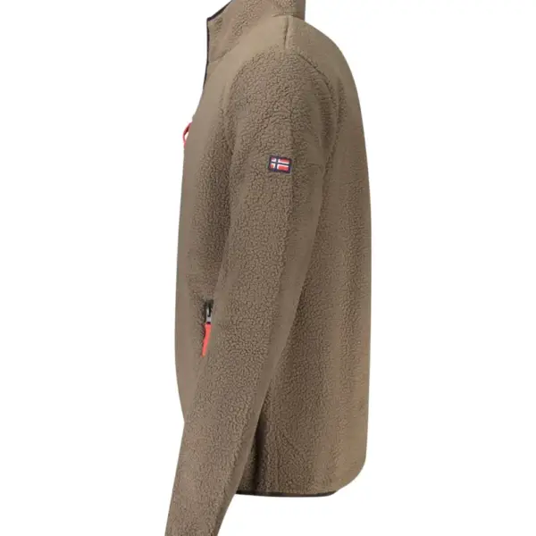 Norway Nautical School - Ανδρική Ζακέτα Φούτερ Fleece 839506-FALCON Καφέ 839506-FALCON
