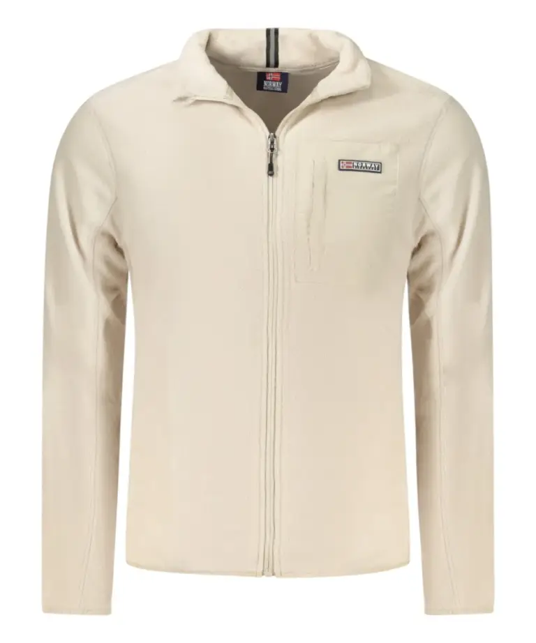 Norway Nautical School - Ανδρική Ζακέτα Φούτερ Fleece 859505-ROPE Μπεζ