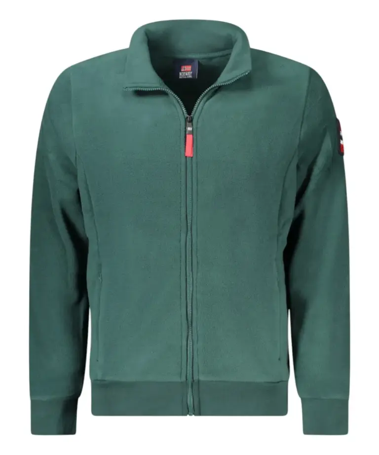 Norway Nautical School - Ανδρική Ζακέτα Φούτερ Fleece 859532-ALPINE Πράσινο