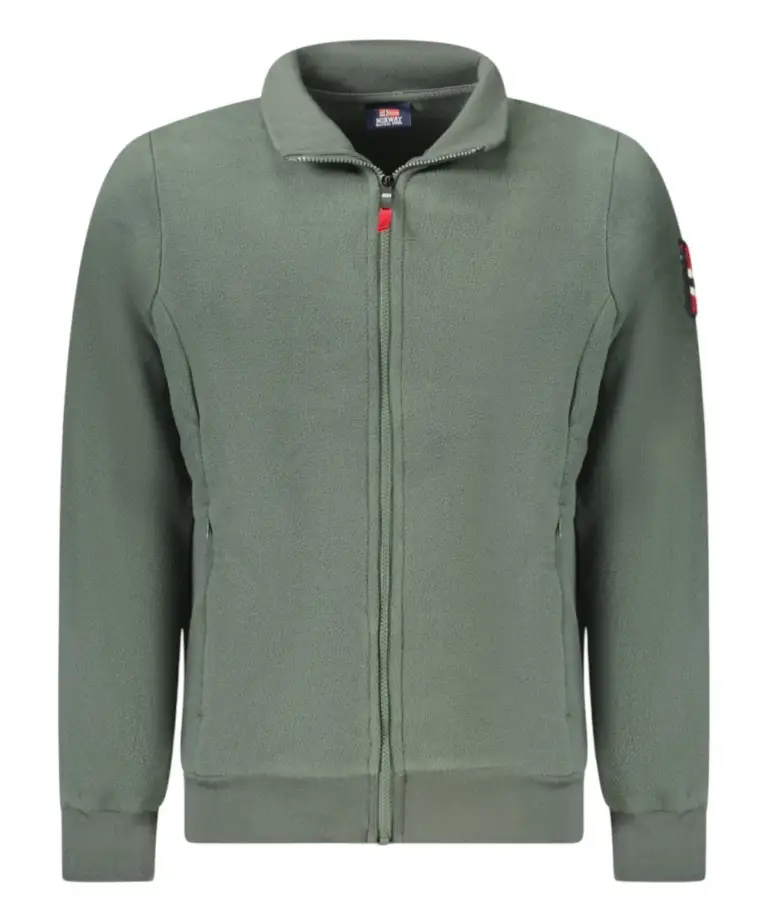 Norway Nautical School - Ανδρική Ζακέτα Φούτερ Fleece 859532-ARMY Χακί