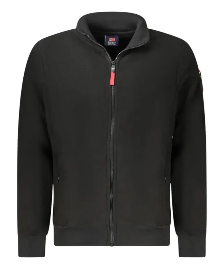 Norway Nautical School - Ανδρική Ζακέτα Φούτερ Fleece 859532-BLACK Μαύρο