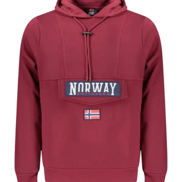 Norway Nautical School - Ανδρική Μπλούζα Φούτερ 849429-MERLOT Μπορντό