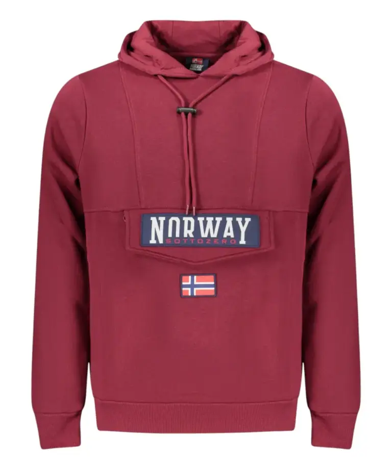 Norway Nautical School - Ανδρική Μπλούζα Φούτερ 849429-MERLOT Μπορντό
