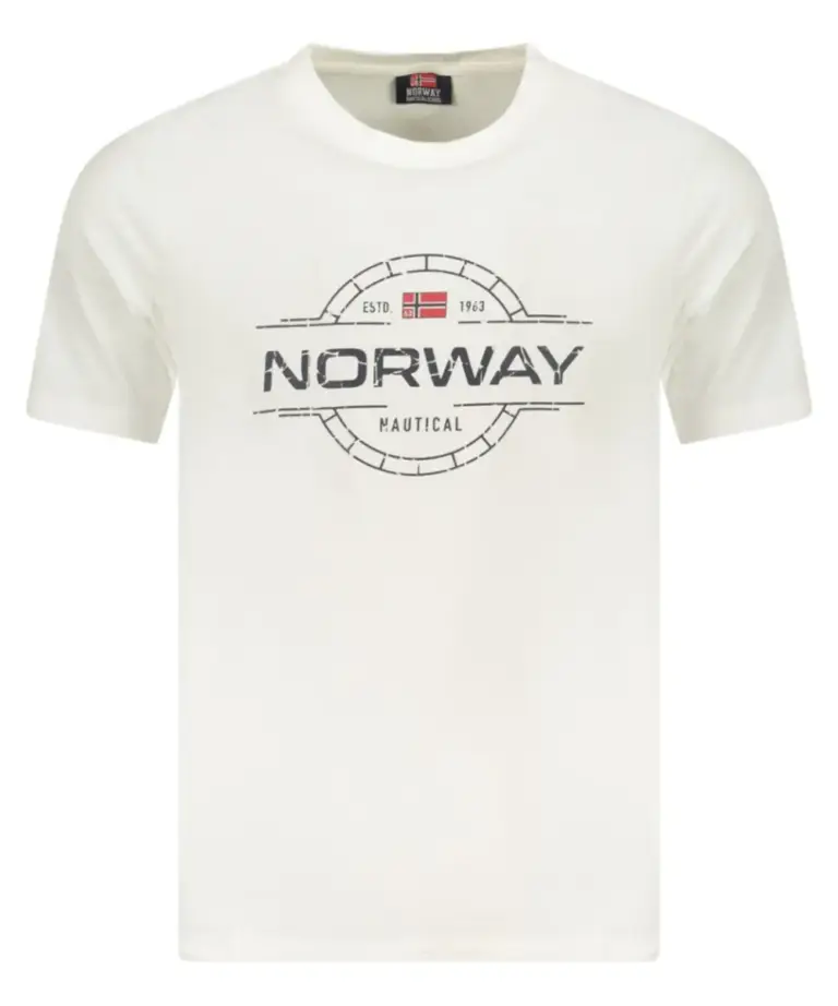Norway Nautical School - Ανδρικό T-shirt Κοντομάνικο 856026-WHITE Λευκό