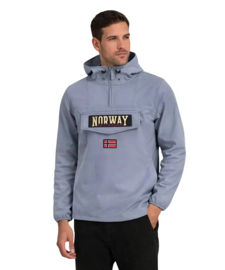 Norway Nautical School - Ανδρικό Χειμωνιάτικο Μπουφάν 139138-TYPHOO Γαλάζιο