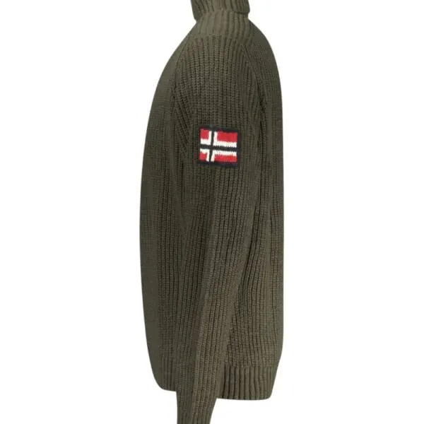 Norway Nautical School - Ανδρικό πουλόβερ Ζιβάγκο 853112-ARMY Χακί 853112-ARMY