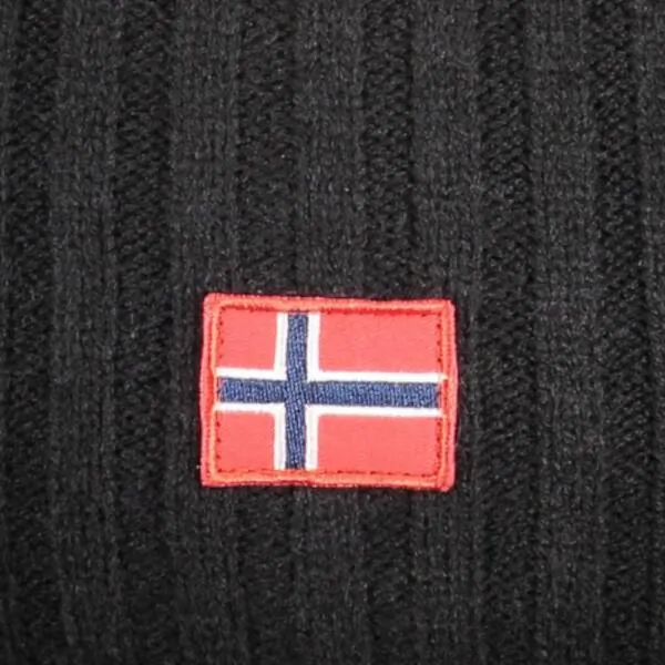 Norway Nautical School - Ανδρικός Σκούφος Πλεκτός Beanie 840105-BLACK Μαύρο 840105-BLACK