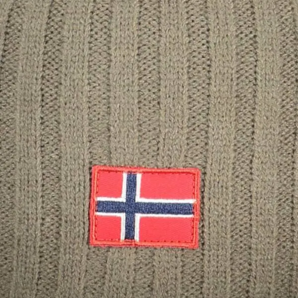 Norway Nautical School - Ανδρικός Σκούφος Πλεκτός Beanie 840105-FALCON Καφέ 840105-FALCON