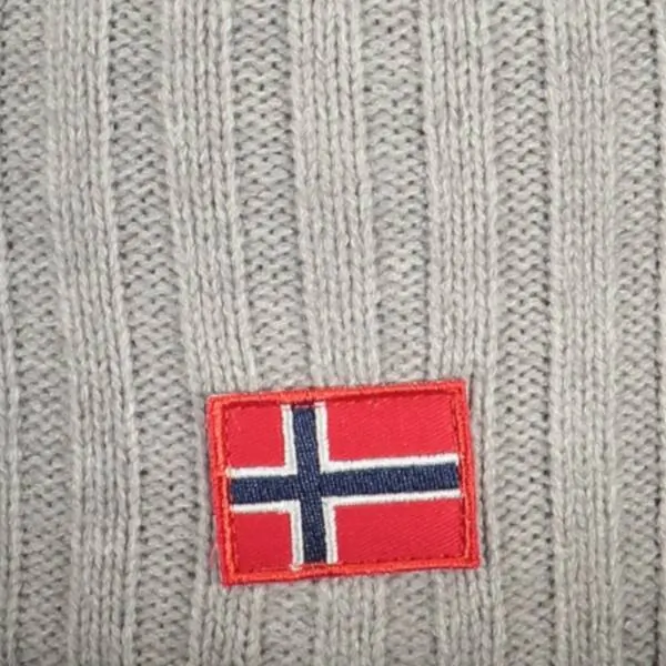 Norway Nautical School - Ανδρικός Σκούφος Πλεκτός Beanie 840105-GREYME Γκρι 840105-GREYME