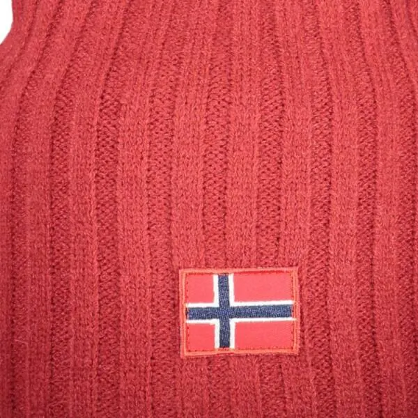 Norway Nautical School - Ανδρικός Σκούφος Πλεκτός Beanie 840105-RED Κόκκινο 840105-RED