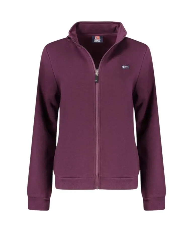 Norway Nautical School - Γυναικεία Ζακέτα Φούτερ 859001-GRAPE Μωβ