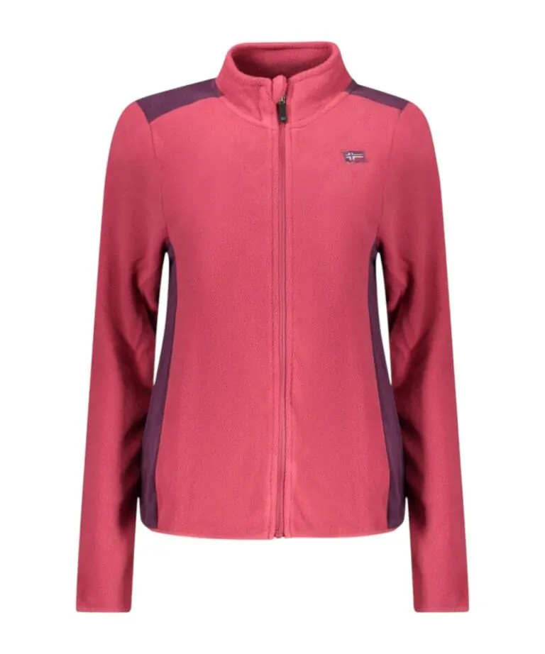 Norway Nautical School - Γυναικεία Ζακέτα Φούτερ Fleece 849910-CILIEG Ροζ