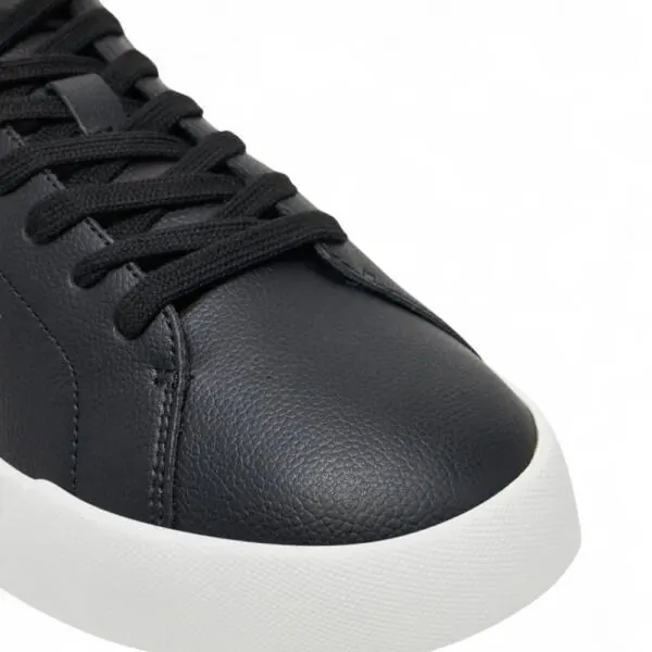 Tommy Hilfiger - Ανδρικά Sneakers Th Court Lth Detail Ess FM0FM05367-BDS Μαύρο FM0FM05367-BDS