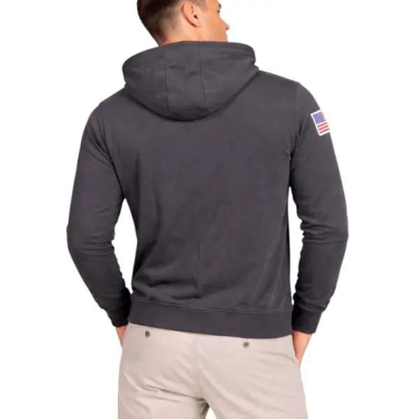 U.S. Polo Assn. - Ανδρική Φούτερ Ζακέτα με Κουκούλα και Τσέπες 63028-53223-199 Μαύρο 63028-53223-199