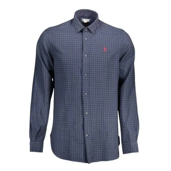 U.S. Polo Assn. - Ανδρικό Πουκάμισο Μακρυμάνικο 64081-53307-873 Μπλε 64081-53307-873