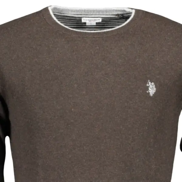 U.S. Polo Assn. - Ανδρικό Πουλόβερ 59252-52626-169 Καφέ 59252-52626-169