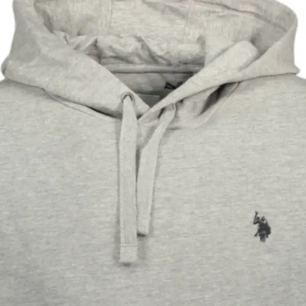 U.S. Polo Assn. - Ανδρικό Φούτερ Με Κουκούλα 63012-53223-188 Γκρι 63012-53223-188