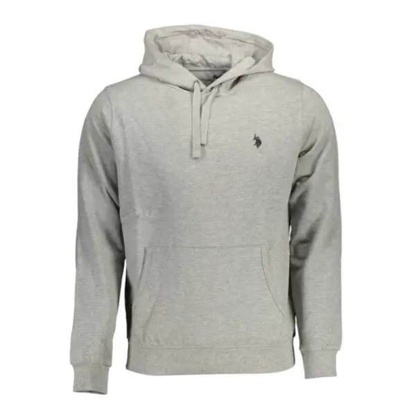 U.S. Polo Assn. - Ανδρικό Φούτερ Με Κουκούλα 63012-53223-188 Γκρι 63012-53223-188
