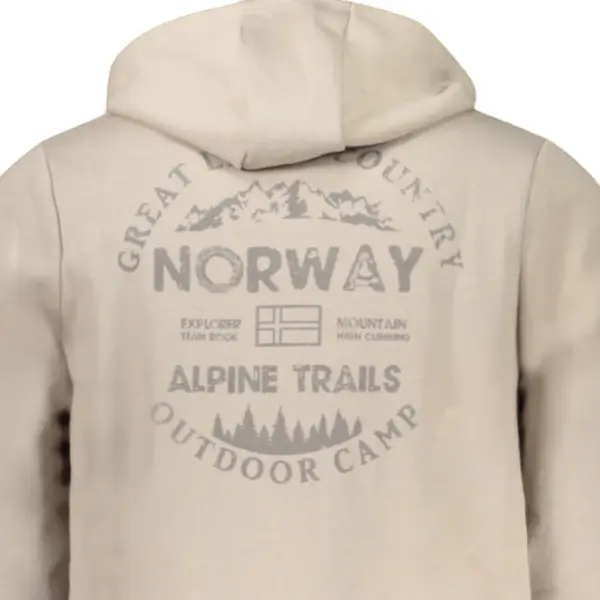 Norway Nautical School - Ανδρική Ζακέτα Φούτερ 859462-ROPE Μπεζ 859462-ROPE
