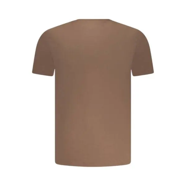Aeronautica Militare - Ανδρική Κοντομάνικη Μπλούζα T-Shirt SCOTI001J508-56002 Καφέ SCOTI001J508-56002