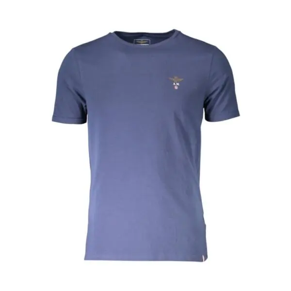 Aeronautica Militare - Ανδρική Κοντομάνικη Φανέλα SCOTI001J508-8184 Μπλε SCOTI001J508-8184