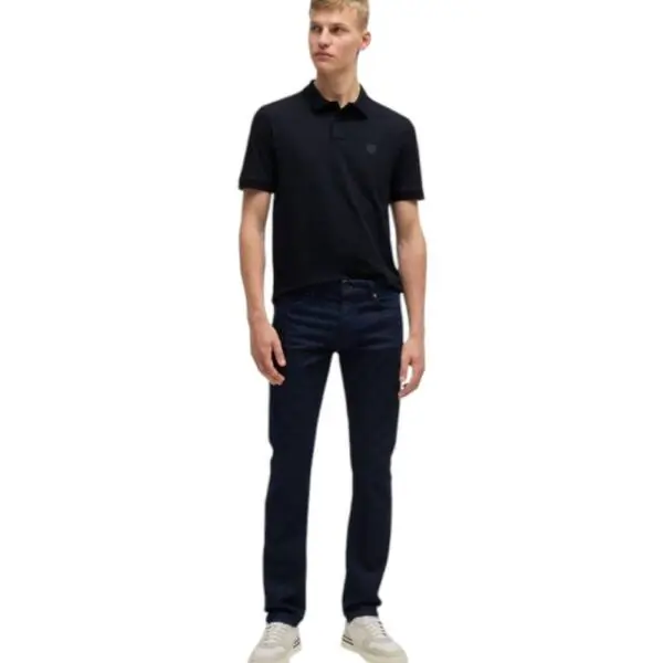 Hugo Boss - Ανδρικό Polo T-shirt Passenger Slim Fit 50507803-404 Μπλε Σκούρο 50507803-404