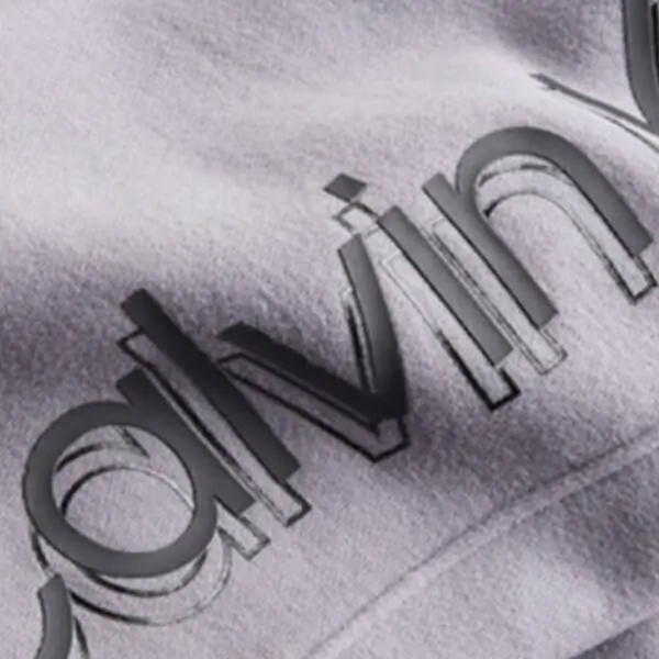 Calvin Klein - Ανδρικό Παντελόνι Φόρμας Regular Fit J30J319651-PTP Γκρι J30J319651-PTP