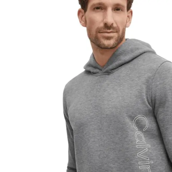 Calvin Klein - Ανδρικό Φούτερ Performance Regular Fit 00GMF4W340-P7E Γκρι 00GMF4W340-P7E