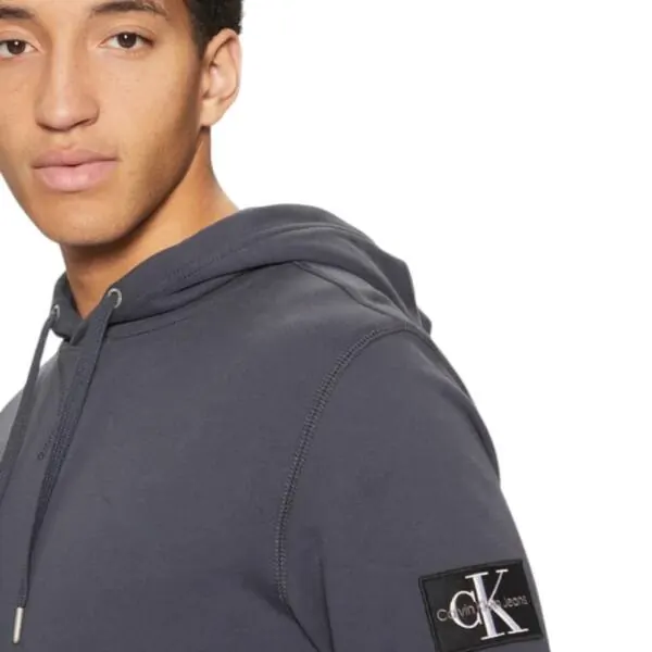 Calvin Klein - Ανδρικό Φούτερ με Κουκούλα J30J323430-CGE Μπλε J30J323430-CGE
