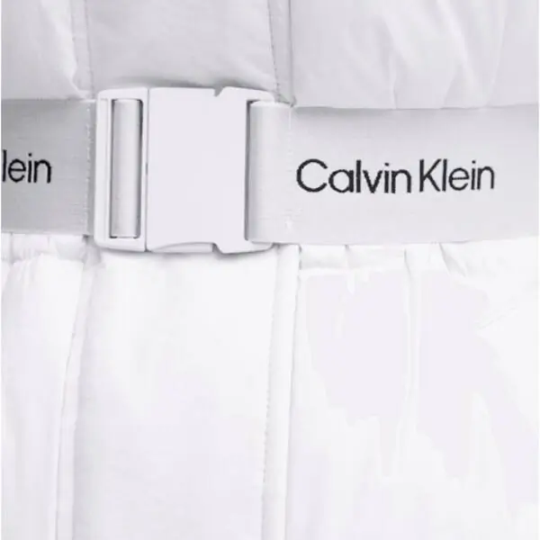 Calvin Klein - Γυναικείο Μπουφάν Belted Midweight Puffer Regular Fit LV047D507G-WGA Μωβ LV047D507G-WGA