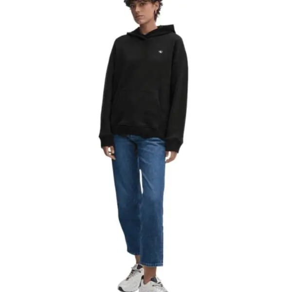 Calvin Klein - Γυναικείο Φούτερ με Κουκούλα Woven Label Peached J20J224173-BEH Μαύρο J20J224173-BEH