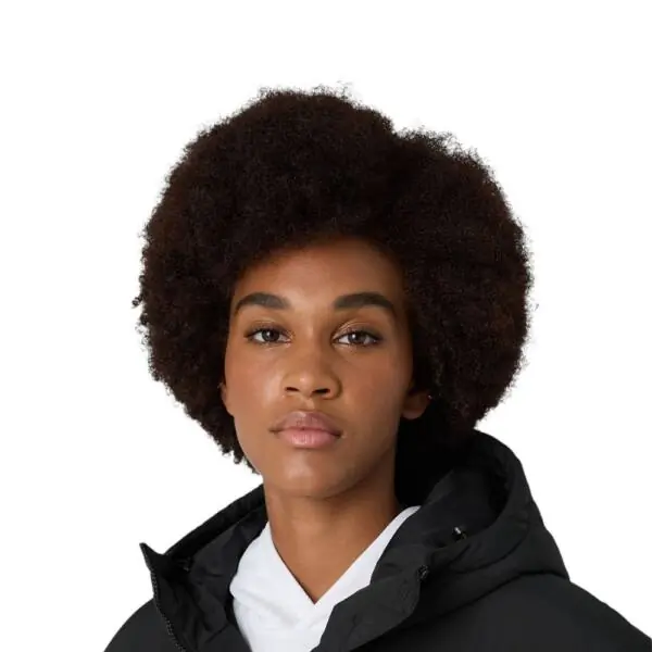 Fila - Γυναικείο Μπουφάν Alba Mid Hooded Puffer Relaxed Fit FAW1213-80010 Μαύρο FAW1213-80010