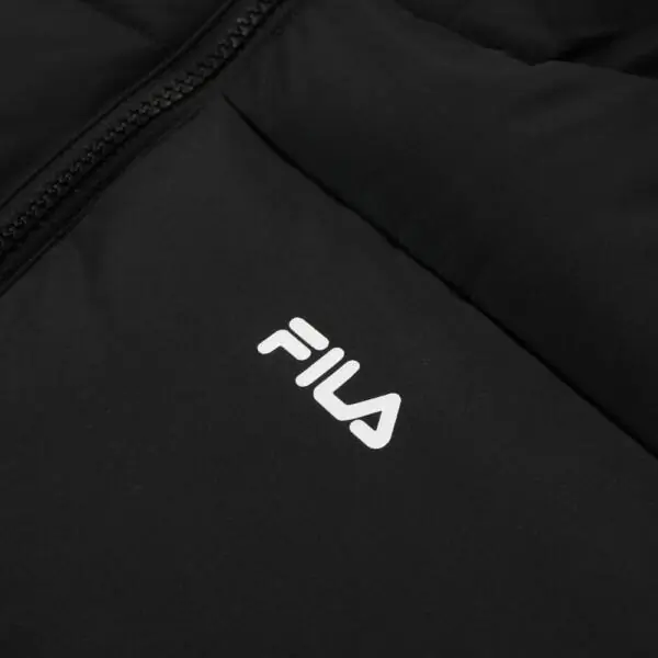 Fila - Γυναικείο Μπουφάν Alba Mid Hooded Puffer Relaxed Fit FAW1213-80010 Μαύρο FAW1213-80010