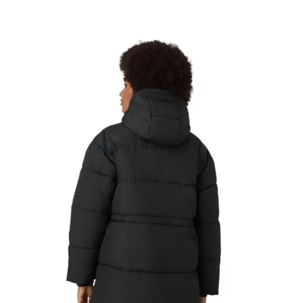 Fila - Γυναικείο Μπουφάν Alba Mid Hooded Puffer Relaxed Fit FAW1213-80010 Μαύρο FAW1213-80010